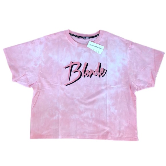 🌟NEW JUICY COUTURE BLONDE JUICY BOXY T MARBLE DYE - Picture 2 of 7